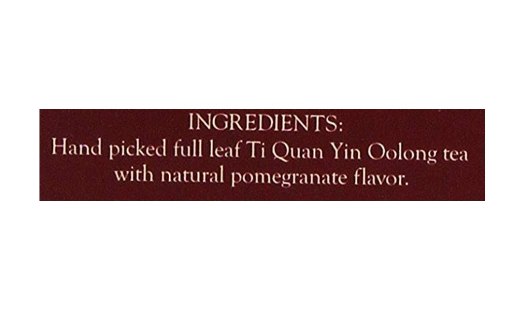 Harney & Sons Pomegranate Oolong Tea   Tin  20 pcs